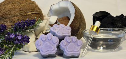 Travel Size Dog Shampoo bar set, Lavender and Rosemary