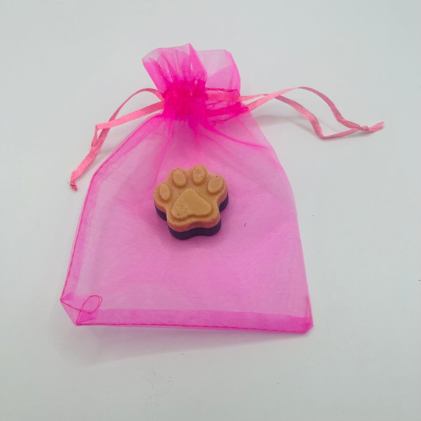 Travel Size Dog Shampoo bar single, Rose and Vanilla